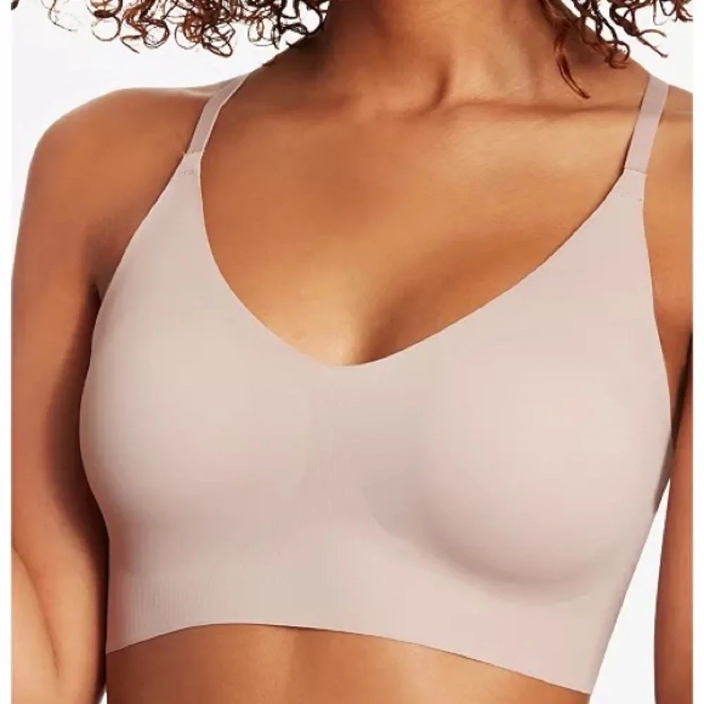 SALE Wirefree Lined Racerback Bra in Smoky Blue - Picture 9 of 9